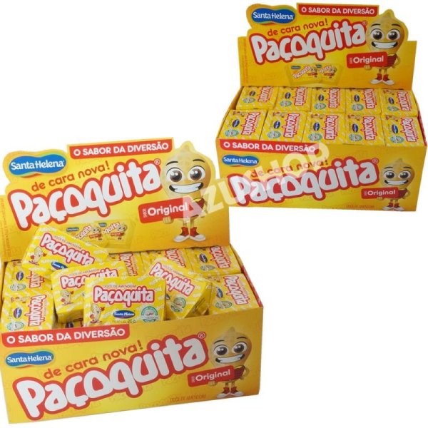 画像2: パソキッタ  クアドラーダ Box 20g×50個 ２箱セット 送料無料 ピーナツ菓子 ブラジル サンタエレナ (2)