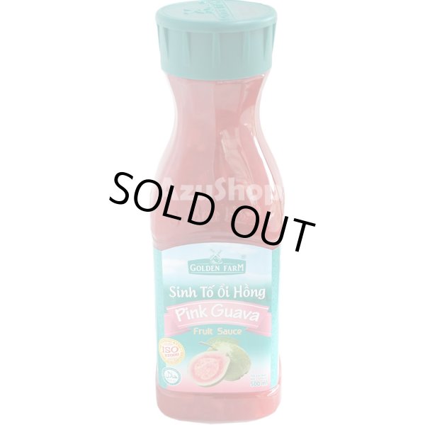 画像1: ピンクグアバ 濃厚フルーツソース 500ml ゴールデンファーム フジフードサービス ハラル (1)