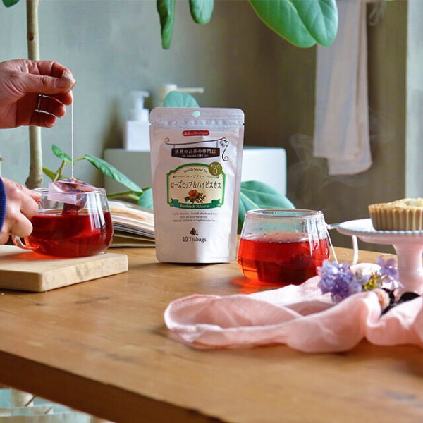 画像4: 送料無料 ローズヒップ ハイビスカス ティーバッグ ハーブティー Tea Boutique ティーブティック 10TB×２袋 メール便 (4)