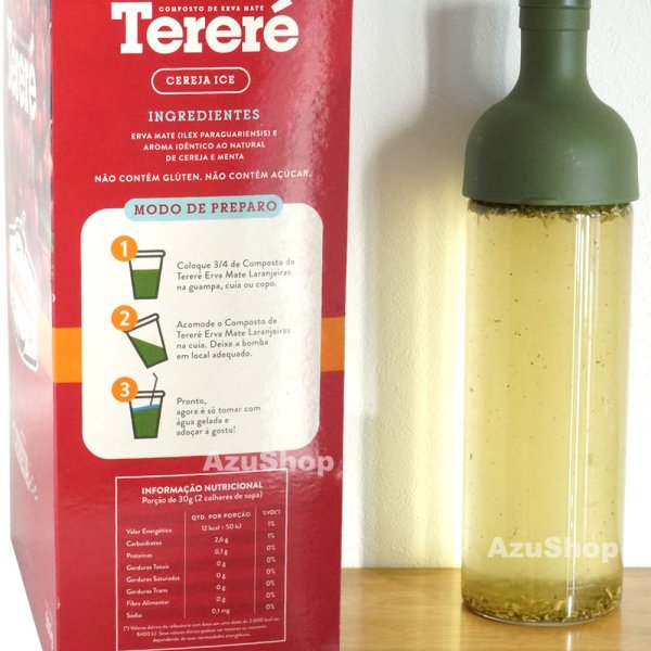 画像2: 水出しマテ茶 アメリカンチェリー ミント テレレ 500g Erva Mate Terere CEREJA (2)