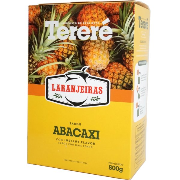 画像1: 水出しマテ茶 パイナップル ブラジル ラランジェイラス社 テレレ 500g Erva Mate Terere (1)
