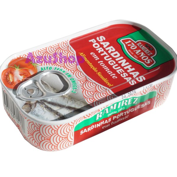 画像3: オイルサーディン 缶詰 イワシのトマトソース漬け ラミレス 125g ポルトガル産 6缶迄メール便OK (3)