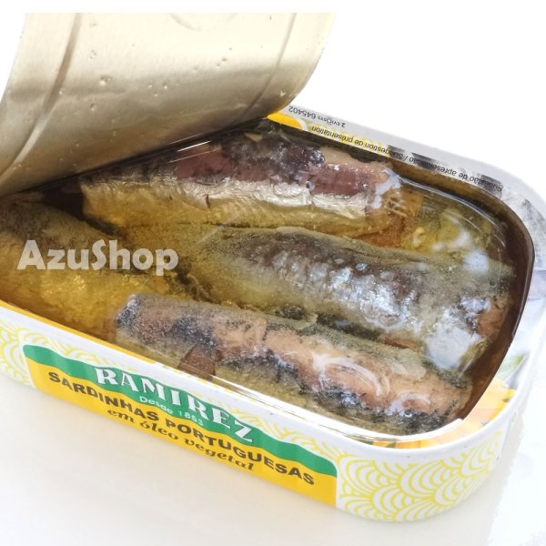 画像2: オイルサーディン 缶詰 イワシ ひまわり油漬け ラミレス 125g ポルトガル産 6缶迄メール便OK (2)